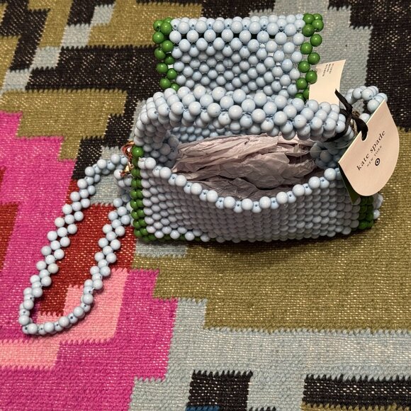 Colorblock Beaded Crossbody Bag - kate spade new york x Target, Blue/Green - Picture 14 of 16